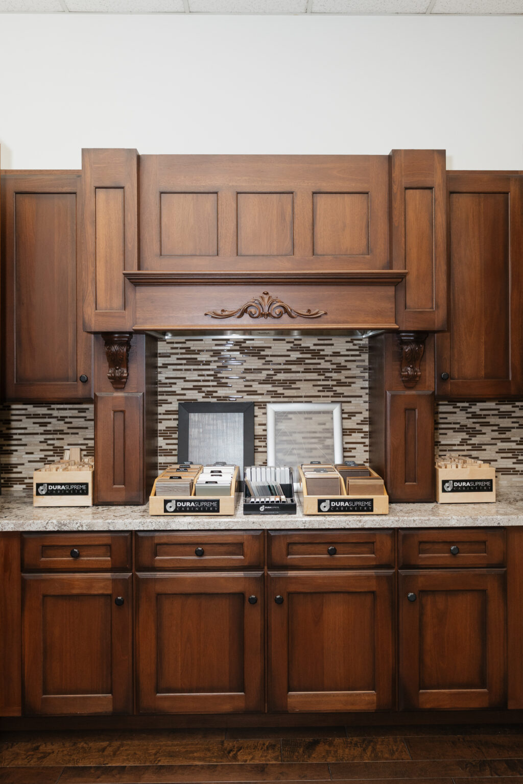 Kitchen cabinet display at the Home Remodeling Center Design Center