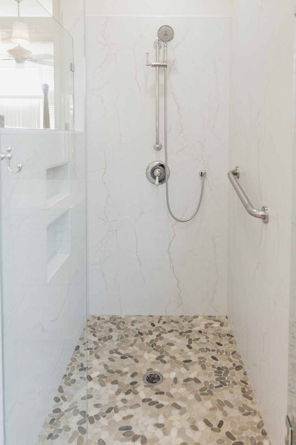 Primary Bath Walk-In Shower by Home Remodeling Center